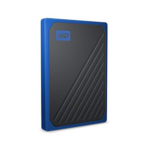 WD 2TB My Passport Go SSD Cobalt Portable External Storage, USB 3.0 - WDBMCG0020BBT-WESN