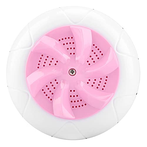 GOTOTOP USB Mini Ultrasonic Washing Machine Turbine Cleaner Portable for Washing Machine Multifunction Travel Washing Device Cleaning Tool for Clothes Fruit Vegetable Underwear Socks(Pink)