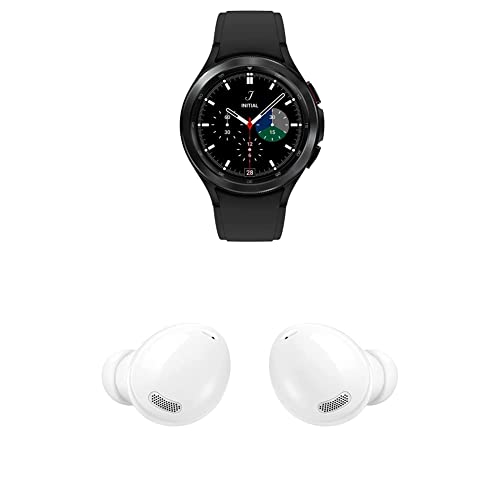 Samsung Electronics Galaxy Watch 4 Classic 46mm Smartwatch and Samsung Galaxy Buds Pro, Bluetooth Earbuds