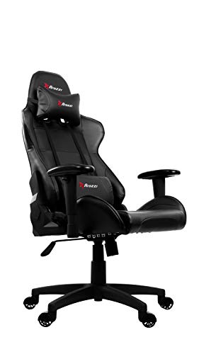 Arozzi - Verona V2 Ergonomic Computer Gaming/Office Chair with High Backrest, Recliner, Swivel, Tilt, Rocker, Adjustable Height and Adjustable Lumbar and Neck Support - Black