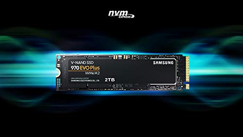 SAMSUNG 970 EVO Plus SSD 2TB - M.2 NVMe Interface Internal Solid State Drive with V-NAND Technology (MZ-V7S2T0B/AM)