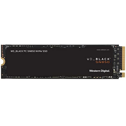 Western Digital WD 1TB WD_Black SN850 NVMe PCIe 4.0 M.2 Internal Gaming SSD Without Heatsink