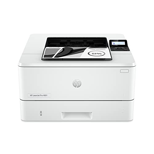 HP LaserJet Pro 4001dne Black & White Printer with HP+ Smart Office Features