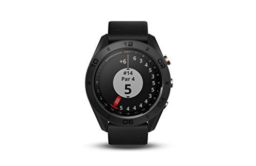 Garmin Approach S60, Premium GPS Golf Watch with Touchscreen Display and Full Color CourseView Mapping, Black w/ Silicone Band