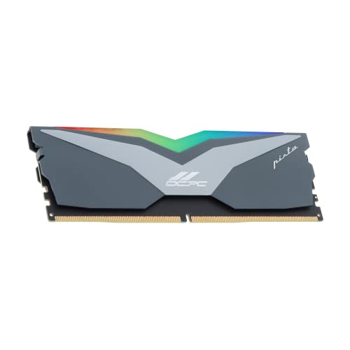 VisionTek OCPC Xtreme Pista DDR5 RAM 16GB (2 x 8GB) 5200MHz DIMM Kit - Desktop - Titanium - 901509