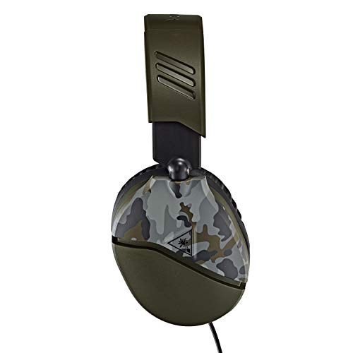 Turtle Beach Recon 70 Multiplatform Gaming Headset for Xbox Series X, Xbox Series S, Xbox One, PS5, PS4, PlayStation, Nintendo Switch, Mobile,& PC with 3.5mm-Flip-to-Mute Mic, 40mm Speakers-Green Camo