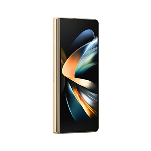 SAMSUNG Galaxy Z Fold 4 Cell Phone, Factory Unlocked Android Smartphone, 256GB, Flex Mode, Hands Free Video, Multi Window View, Foldable Display, S Pen Compatible, US Version, Beige