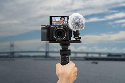 Sony Wireless Bluetooth Shooting Grip and Tripod for still and video, ideal for vlogging (GP-VPT2BT)