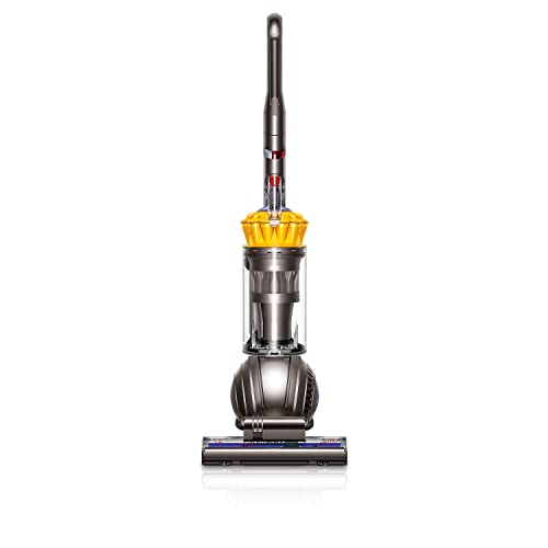 Dyson Ball Total Clean Upright Vacuum Cleaner I Bagless I Washable Filter I HEPA Filtration I Self Adjusting Cleaner Head I Hygienic Bin Emptying I Instant Release Wand I Iron/Yellow + USB-C Adapter