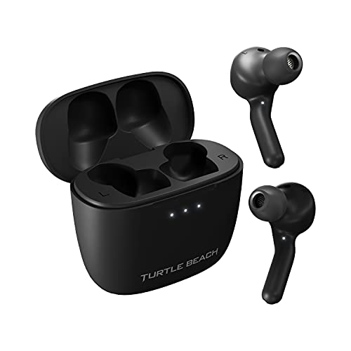 Turtle Beach Scout Air True Wireless Earbuds for Mobile Gaming with Dual-Microphones and Bluetooth 5.1, for Nintendo Switch, Windows, 7, 8.1, 10, 11, Mac, iPad, and iPhone – Black