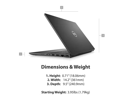 Newest Dell Business Laptop Latitude 3520, 15.6" FHD IPS Backlit Display, i7-1165G7, 16GB RAM, 512GB SSD, Webcam, WiFi 6, USB-C, HDMI, Win 11 Pro