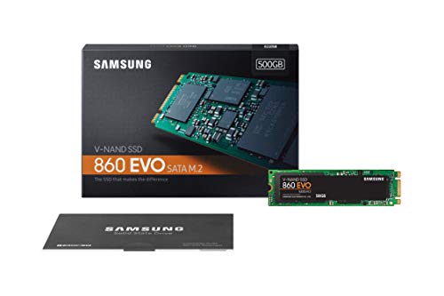 Samsung SSD 860 EVO 500GB M.2 SATA Internal SSD (MZ-N6E500BW)