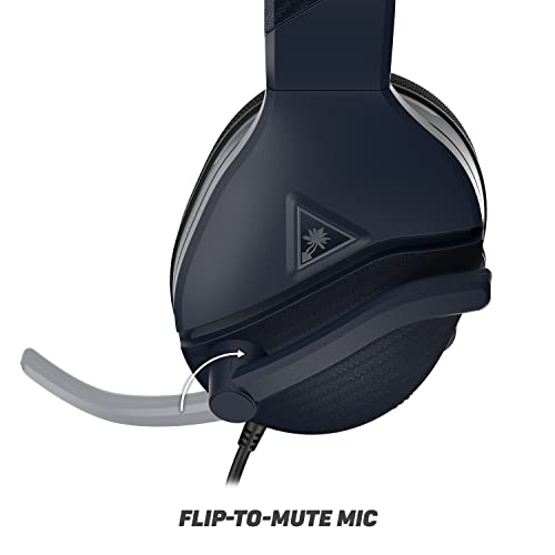 Turtle Beach Recon 200 Gen 2 Powered Gaming Headset for Xbox Series X, Xbox Series S, & Xbox One, PlayStation 5, PS4, Nintendo Switch, Mobile, & PC with 3.5mm connection - Midnight Blue