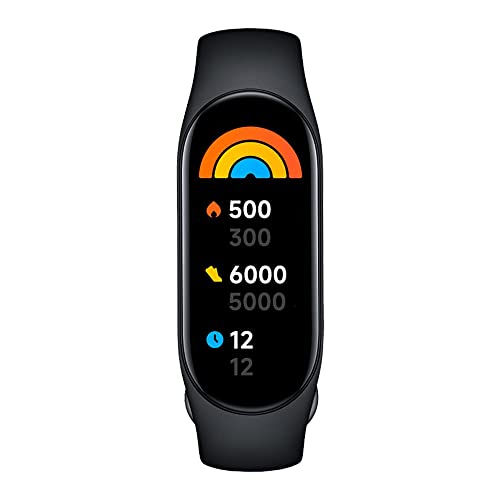 Xiaomi Mi Band 7 Activity Tracker High-Res 1.62" AMOLED Screen, Bluetooth 5.2, 120 Sports Modes, Optical Heart Rate & Blood Oxygen Sensor, 24HR Heart Rate & Sleep Monitor Smart Watch