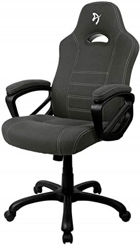 Arozzi - Enzo Woven Fabric Ergonomic Computer Gaming/Office Chair with Swivel, Tilt, Rocker, and Adjustable Height - Dark Grey