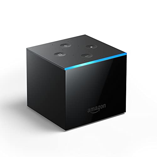 Fire TV Cube, Hands-free streaming device with Alexa, 4K Ultra HD, includes latest Alexa Voice Remote