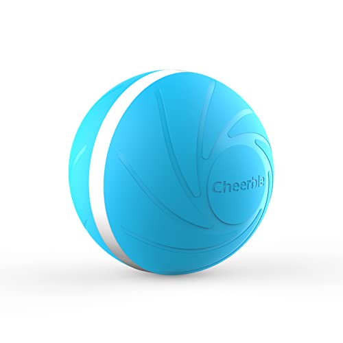 Cheerble Interactive Dog Toy Automatic Moving Ball, Wicked Ball for Big Dog (Not for Aggressive Chewers), Smart Robotic Indoor Outdoor Pet Toy, USB Rechargeable Toy for Medium Large Dogs
