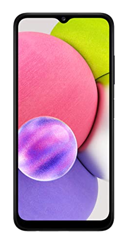 SAMSUNG Galaxy A03s Cell Phone, Factory Unlocked Android Smartphone, 32GB, 3 Camera Lenses, Infinity Display Screen, Long Battery Life, Expandable Storage, US Version, Black