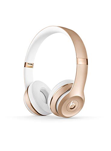 Beats Solo3 Wireless On-Ear Headphones - Apple W1 Headphone Chip, Class 1 Bluetooth, 40 Hours of Listening Time - Gold (Previous Model)