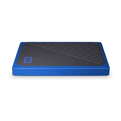 WD 500GB My Passport Go Cobalt SSD Portable External Storage - WDBY9Y5000ABT-WESN (Old model)