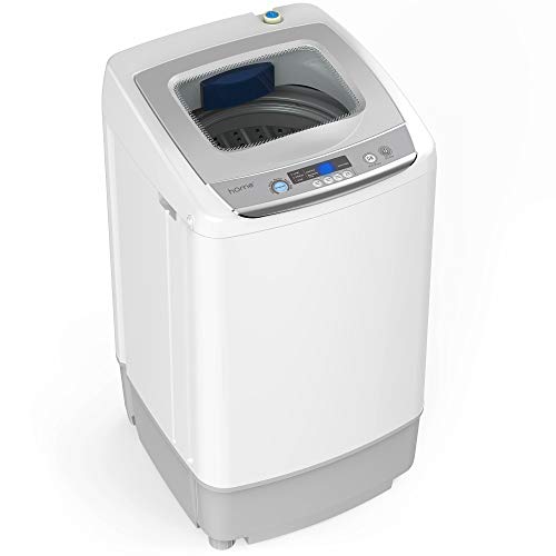 hOmeLabs Portable Washing Machine - 6 Pound Load Capacity, 0.9 Cubic Foot Interior, Top Loading, 5 Wash Cycles, and LED Display - Perfect for Apartments, RVs and Small Space Living
