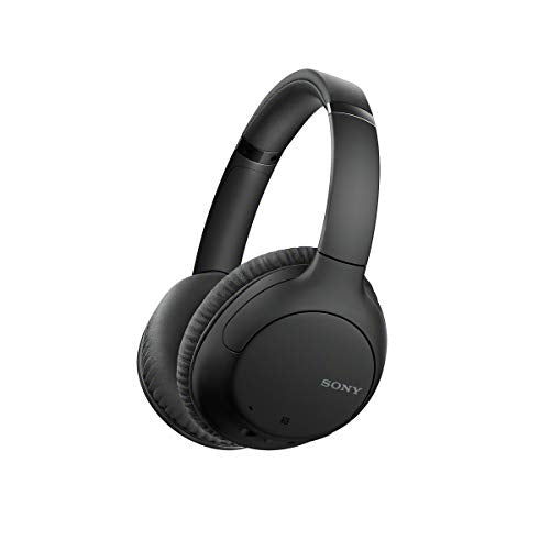 Sony Noise Canceling Headphones WHCH710N: Wireless Bluetooth Over The Ear Headset with Mic for Phone-Call and Alexa Voice Control, Black