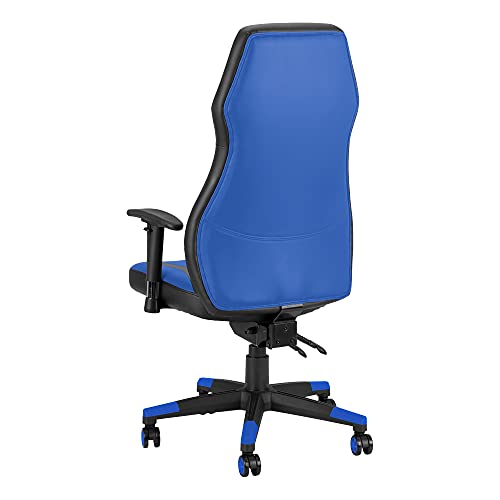 Magnitude XL -Blue Big and Tall Gaming Chair - Fully Adjustable High Back with Sturdy Wide Seat, 300lb Weight Capacity Office Desk and Esports Chair Norwood Commercial Furniture (NOR-UTH3050BL-SO)