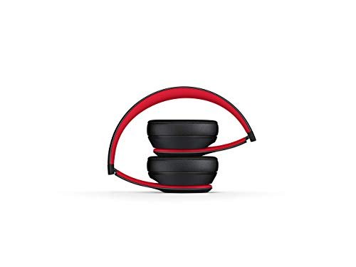 Beats Solo3 Wireless On-Ear Headphones - The Beats Decade Collection - Defiant Black-Red (Renewed Premium)