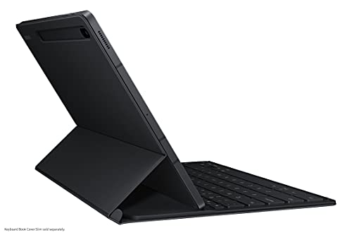 SAMSUNG Tablet Keyboard Cover Case for Galaxy Tab S8+, S7 FE, S7+ Lite w/ Large Key Sizes, S Pen Holder, Slim, Sturdy, Ultra Lightweight, US Version, ‎EF-DT730UBEGUJ, Black (Packaging may vary)