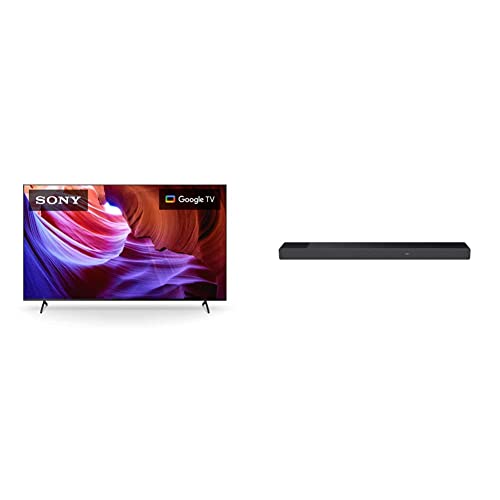 Sony 85 Inch 4K Ultra HD TV X85K Series: LED Smart Google TV, KD85X85K- 2022 Model w/HT-A7000 7.1.2ch 500W Dolby Atmos Sound Bar Surround Sound Home Theater