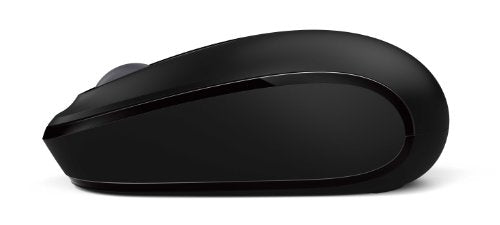 Microsoft Wireless Mobile Mouse 1850 - Black - Comfortable Right/Left Hand Use, Wireless Mouse with Nano transceiver, for PC/Laptop/Desktop, works with Mac/Windows 8/10/11 Computers