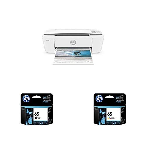 HP DeskJet 3755 Compact All-in-One Photo Printer with Standard Ink Bundle