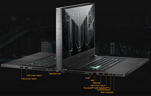 ASUS TUF Dash 15 Gaming Laptop, 15.6 Inch 144Hz FHD , GeForce RTX 3050 Ti, Intel Core i7-11370H, 16GB DDR4, 512GB PCIe SSD, Wi-Fi 6, Thunderbolt 4, Windows 10, JAWFOAL