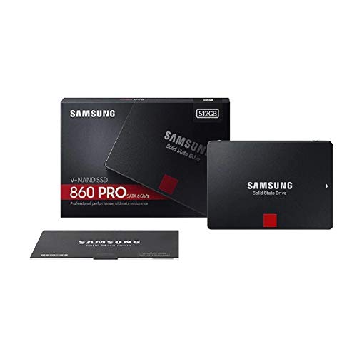 Samsung 860 PRO 512GB 2.5 Inch SATA III Internal SSD (MZ-76P512BW)