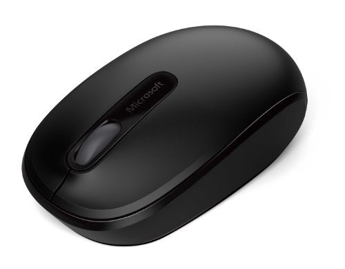 Microsoft Wireless Mobile Mouse 1850 - Black - Comfortable Right/Left Hand Use, Wireless Mouse with Nano transceiver, for PC/Laptop/Desktop, works with Mac/Windows 8/10/11 Computers