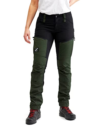 RevolutionRace Women’s GP Pro Pants, Durable and Ventilated Pants for All Outdoor Activities, Forest Green, M