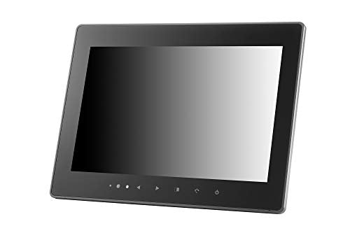 12.1" inch Capacitive Touchscreen All Weather Rugged IP67 IK08 Waterproof Display Monitor with HDMI VGA USB DVI Video Inputs 1280x800 Native Resolution, 16x9 Aspect Ratio - 1219GNH