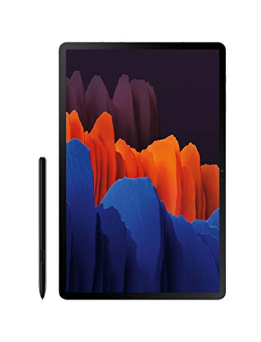 SAMSUNG Galaxy Tab S7+ (5G Tablet) LTE/WiFi (Verizon), Mystic Black - 128 GB (2020 Model - US Version & Warranty) - SM-T978UZKAVZW