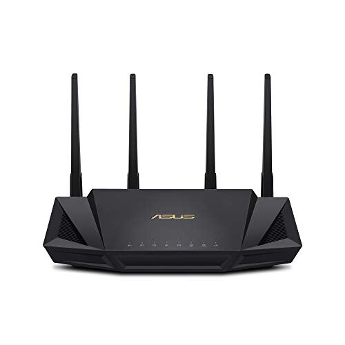 ASUS WiFi 6 Router (RT-AX3000) - Dual Band Gigabit Wireless Internet Router & Dual Band WiFi Repeater & Range Extender (RP-AC1900) - Coverage Up to 3000 sq.ft