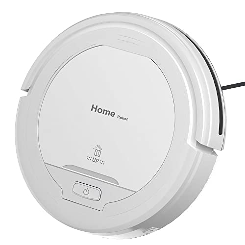 Auto Robotic Vacuum Cleaner,Robot Vacuum Pets Hair Tangle-Free Robot Cleaner Utral-Thin Vacuum Cleaner Ideal for Hardfloor ,Tiles and Low-Pile Carpet