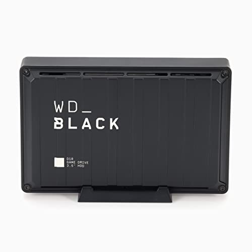 WD_BLACK 8TB D10 Game Drive - Portable External Hard Drive HDD Compatible with Playstation, Xbox, PC, & Mac - WDBA3P0080HBK-NESN