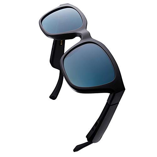 Bose Frames - Audio Sunglasses with Open Ear Headphones, Black, with Bluetooth Connectivity with a Gradient Blue Replacement Lens