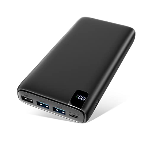 Power Bank 26800mAh Portable Charger - CONXWAN 18W PD Fast Charging Battery Pack QC 3.0 External Backup Charger Compact Phone Powerbank Compatible with iPhone Samsung Galaxy Android