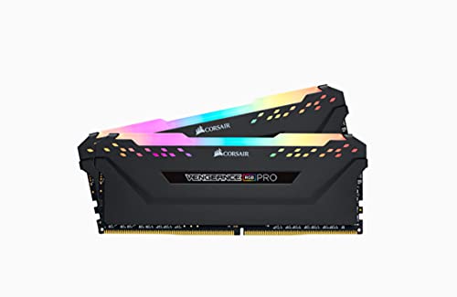 Corsair Vengeance RGB Pro 32GB (2x16GB) DDR4 3200 (PC4-25600) C16 Desktop memory – Black