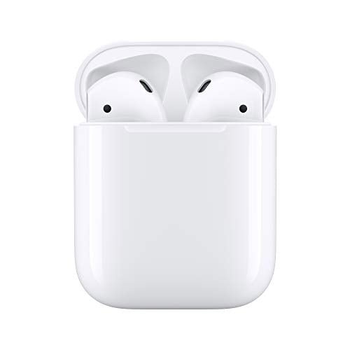 Apple AirPods (2nd Generation) Wireless Earbuds with Lightning Charging Case Included. Over 24 Hours of Battery Life, Effortless Setup. Bluetooth Headphones for iPhone