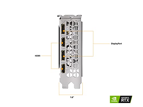 GIGABYTE GeForce RTX 3060 Vision OC 12G (REV2.0) Graphics Card, 3X WINDFORCE Fans, 12GB 192-bit GDDR6, GV-N3060VISION OC-12GD REV2.0 Video Card