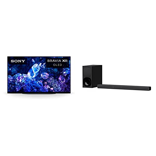 Sony 42 Inch 4K Ultra HD TV A90K Series: BRAVIA XR OLED Smart Google TV, Dolby Vision HDR, Exclusive Features for PS 5 XR42A90K- 2022 Model w/HT-G700: 3.1CH Dolby Atmos/:X Soundbar Bluetooth Tech