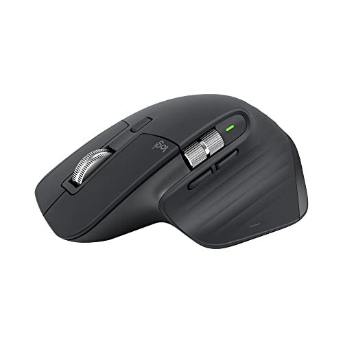 Logitech Lift Vertical Ergonomic Mouse, Wireless, Bluetooth or Logi Bolt USB Receiver, Quiet clicks, 4 Buttons & MX Master 3S - Wireless Performance Mouse with Ultra-Fast Scrolling, Ergo, 8K DPI
