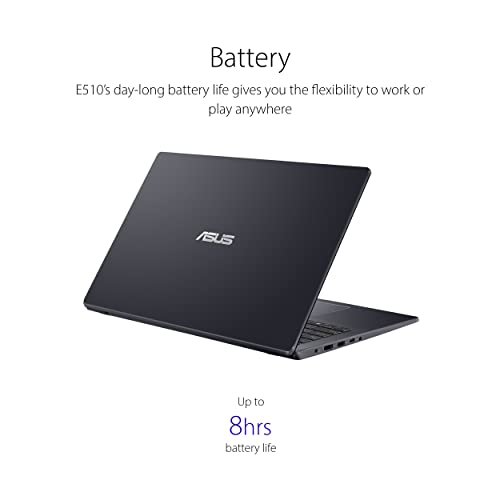 ASUS L510 MA-DB02 Ultra Thin Laptop, 15.6” FHD Display, Intel Celeron N4020 Processor, 4GB RAM, 64GB Storage, Windows 10 Home in S Mode, Star Black