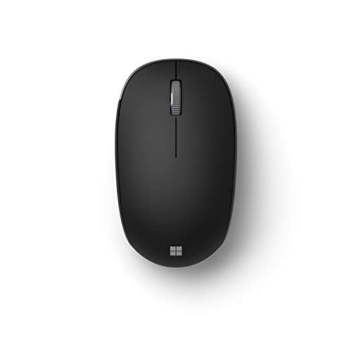 Microsoft Bluetooth Mouse - Black. Comfortable design, Right/Left Hand Use, 4-Way Scroll Wheel, Wireless Bluetooth Mouse for PC/Laptop/Desktop, works with for Mac/Windows Computers